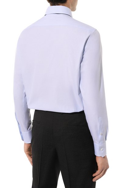 Хлопковая сорочка ZEGNA, арт. 701040A7/9MS0BA, фото 5