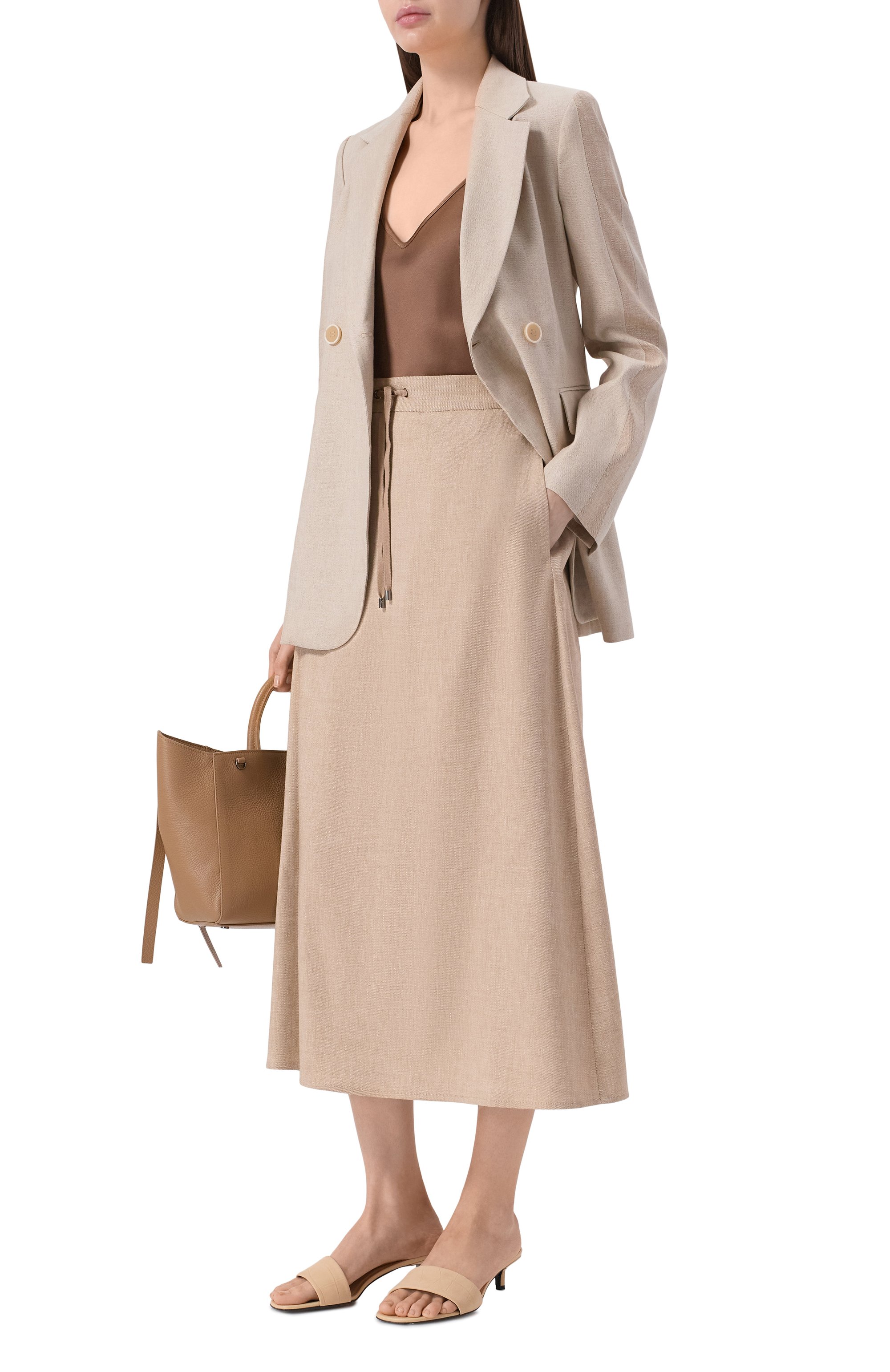 Жакет изо льна и вискозы LORENA ANTONIAZZI, арт. P2638GA13B/5154, фото 2