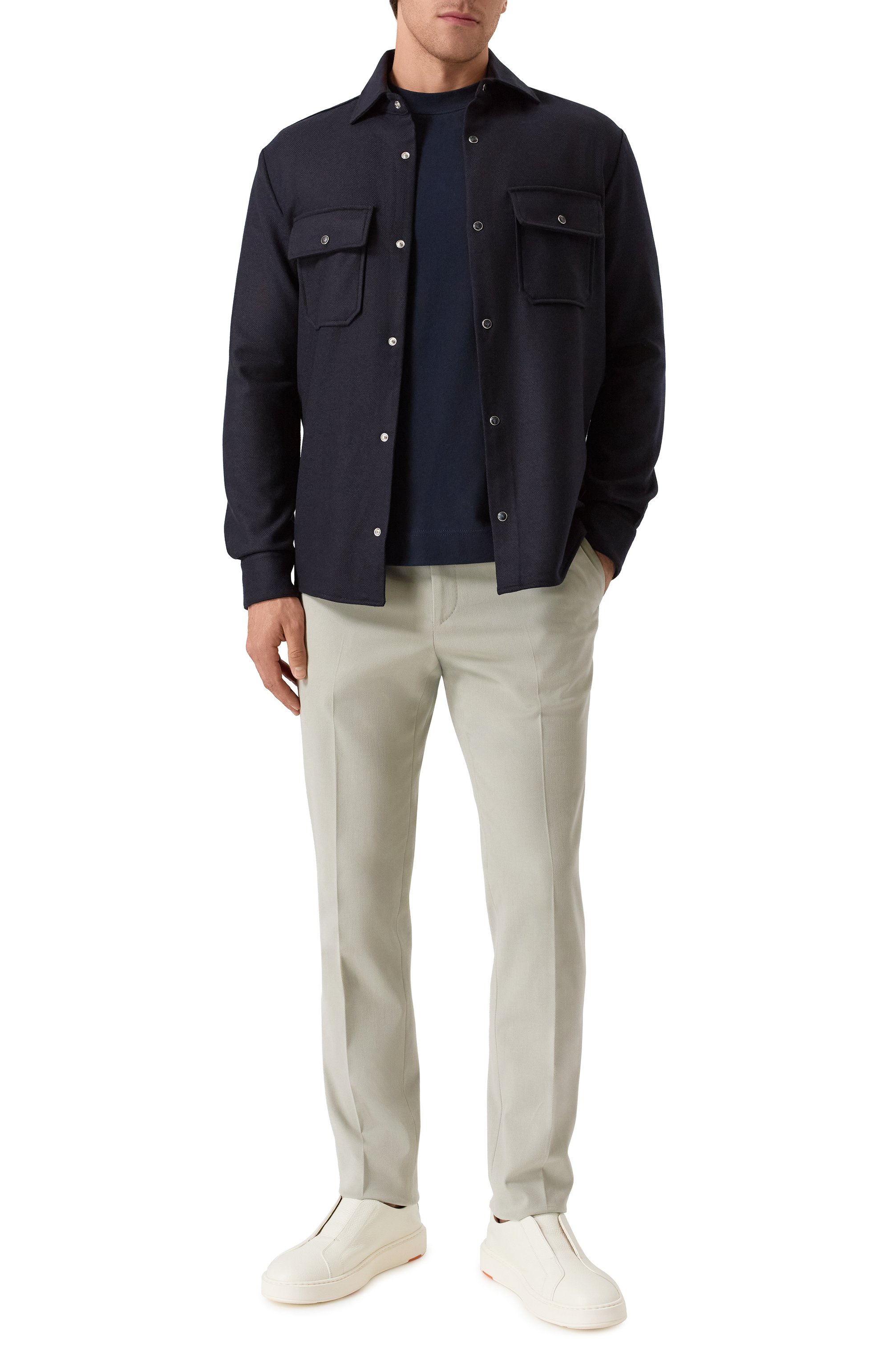 Хлопковые брюки CORNELIANI, арт. 264B01-2618503, фото 2