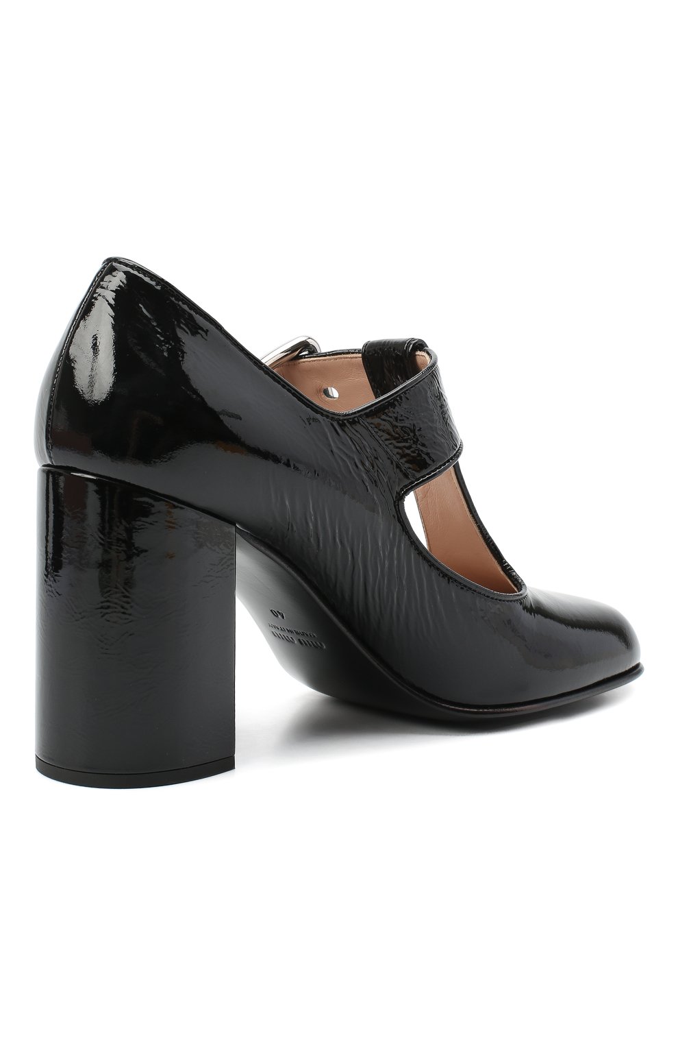 Кожаные туфли MIU MIU, арт. 5I242D-3AQF-F0002-A085, фото 4