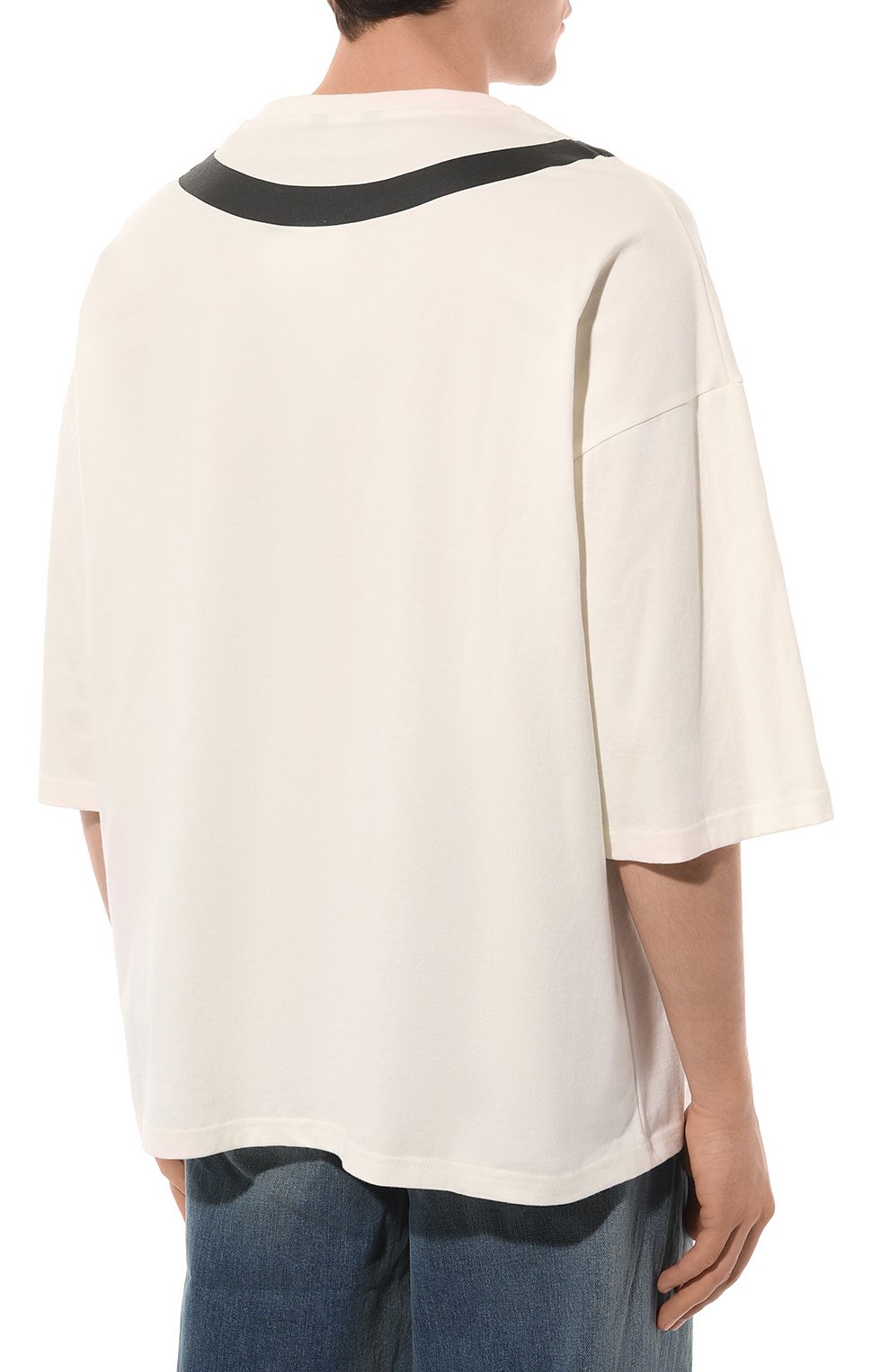 Хлопковая футболка TEE LIBRARY, арт. TCF-15-0T-0W, фото 4