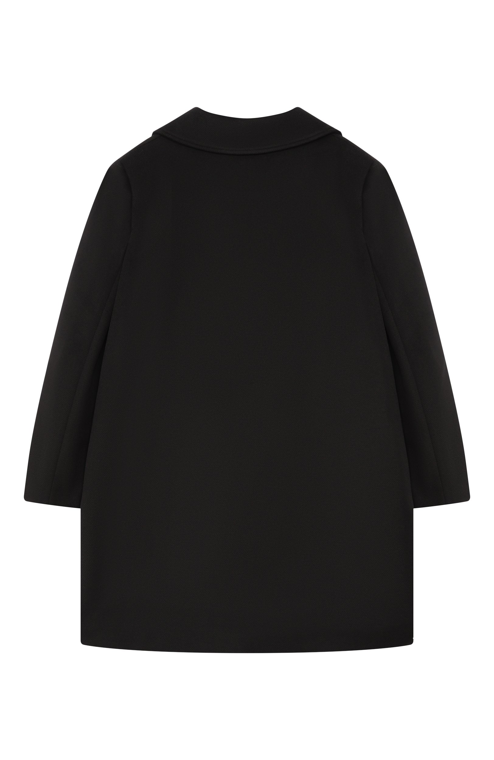 Пальто ELIE SAAB JUNIOR черного цвета по цене 87850 руб., арт. EFCT003/TS1059_001, фото 2 Пальто ELIE SAAB JUNIOR, арт. EFCT003/TS1059_001, фото 2