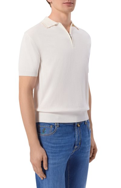 Хлопковое поло CANALI, арт. C1165/MK02460, фото 3