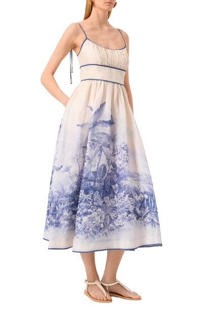 Льняное платье ZIMMERMANN, арт. 1837DRS251, фото 2