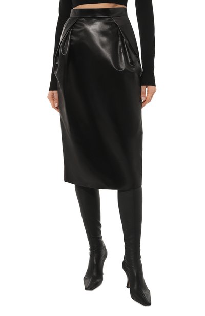 Юбка из экокожи MAISON MARGIELA, арт. S51ME0006/S60532, фото 3