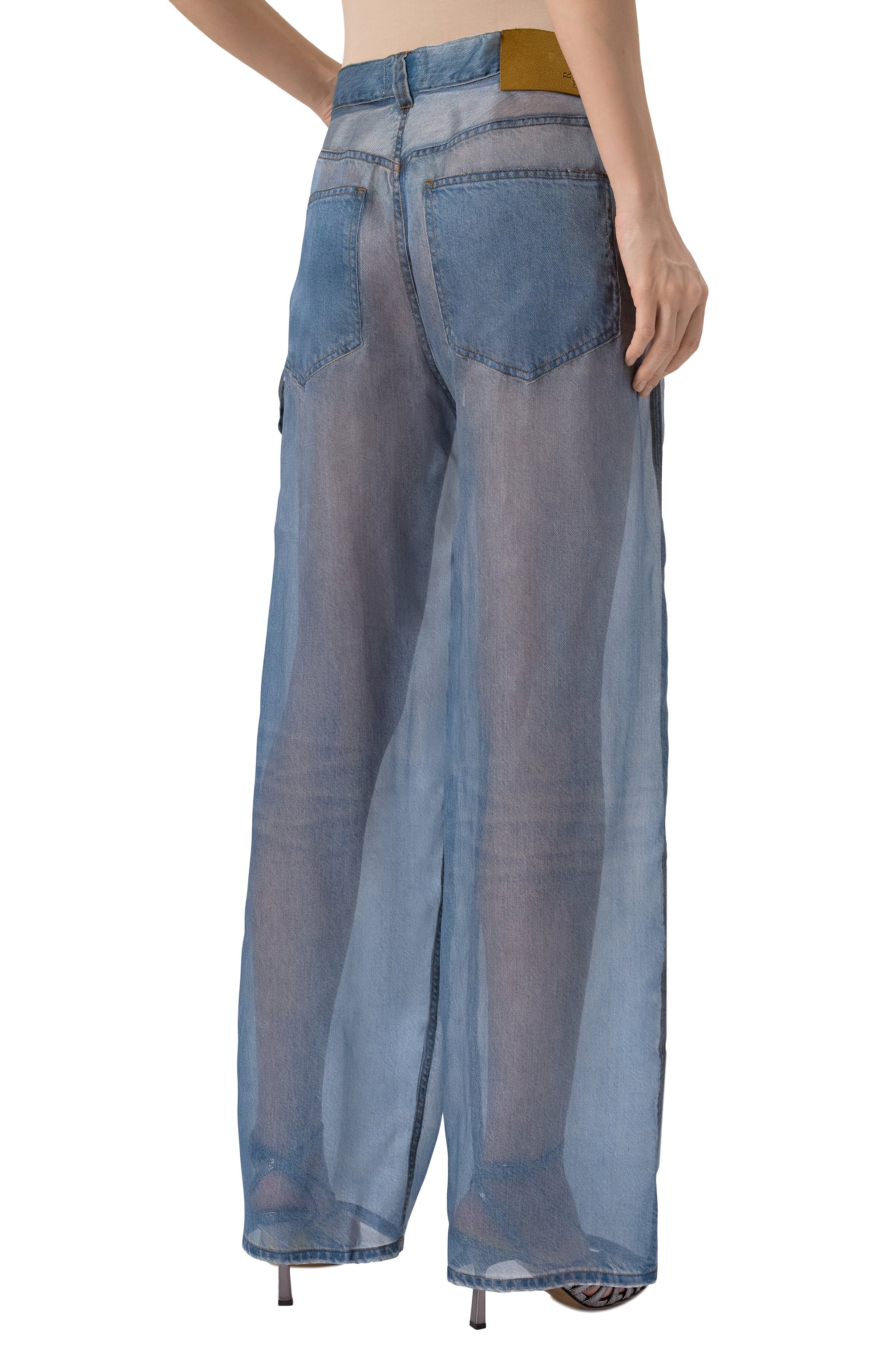 Шелковые брюки HAIKURE, арт. HEW033000R001L0890, фото 4