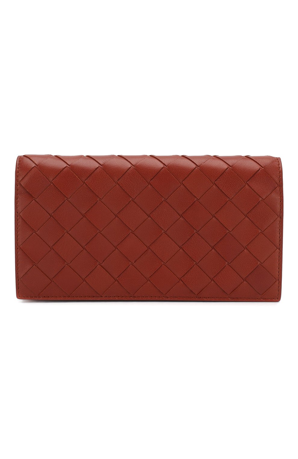 Кожаный кошелек BOTTEGA VENETA кораллового цвета по цене 97150 руб., арт. 600873/VCPP3, фото 1 Кожаный кошелек BOTTEGA VENETA, арт. 600873/VCPP3, фото 1