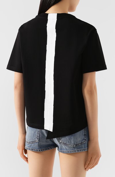 Хлопковая футболка ACNE STUDIOS, арт. AL0127/W, фото 4