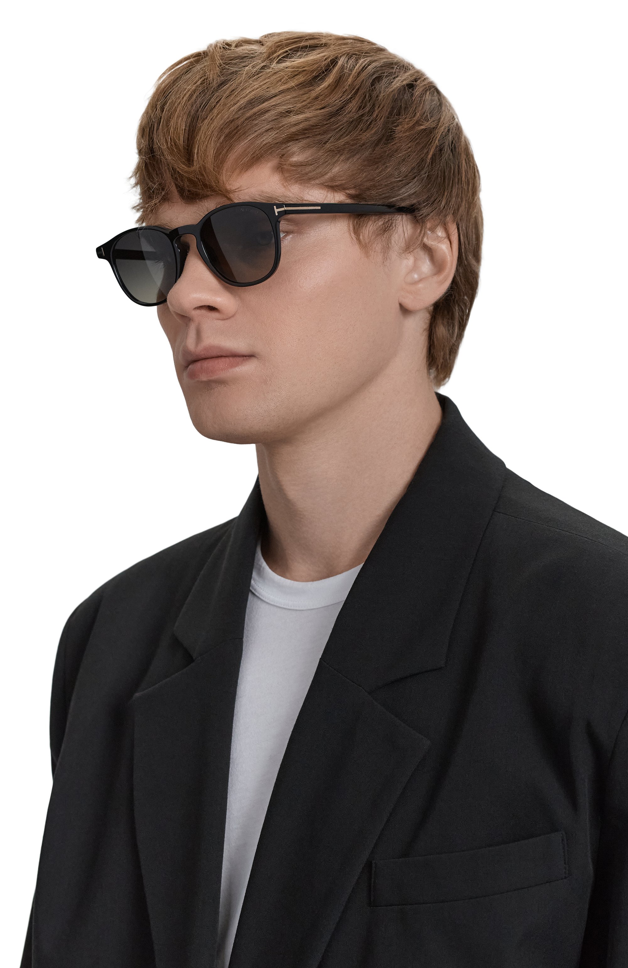 Солнцезащитные очки TOM FORD черного цвета по цене 51450 руб., арт. TF1302 01B, фото 2 Солнцезащитные очки TOM FORD, арт. TF1302 01B, фото 2