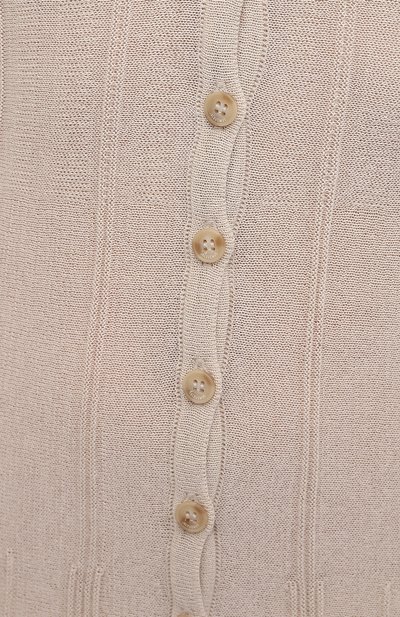 Хлопковое платье JACQUEMUS бежевого цвета по цене 49950 руб., арт. 211KN20/200800, фото 5 Хлопковое платье JACQUEMUS, арт. 211KN20/200800, фото 5