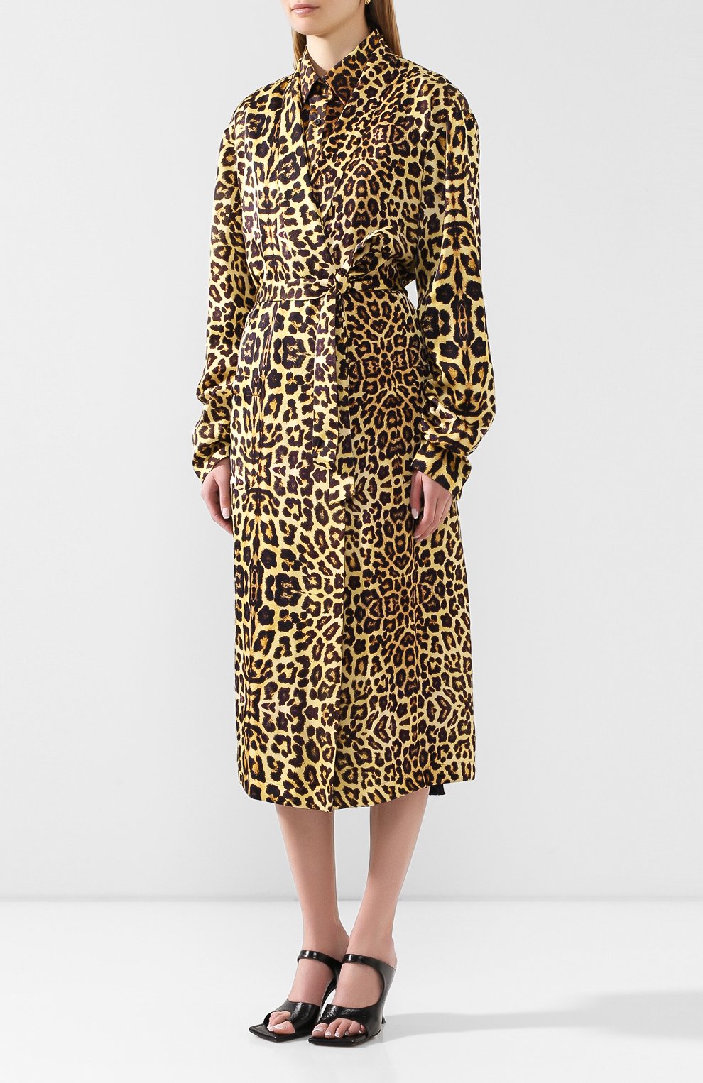 Плащ из вискозы DRIES VAN NOTEN, арт. 201-10742-9162, фото 3