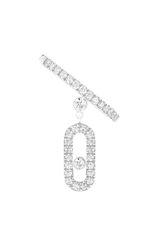 Серьга Messika 11162-WG Бесцветный 11162-WG