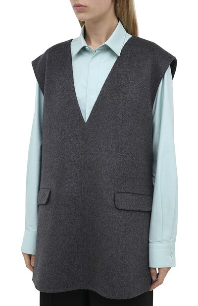Жилет из шерсти и кашемира TOTEME, арт. ALC0BA 201-101-722, фото 3