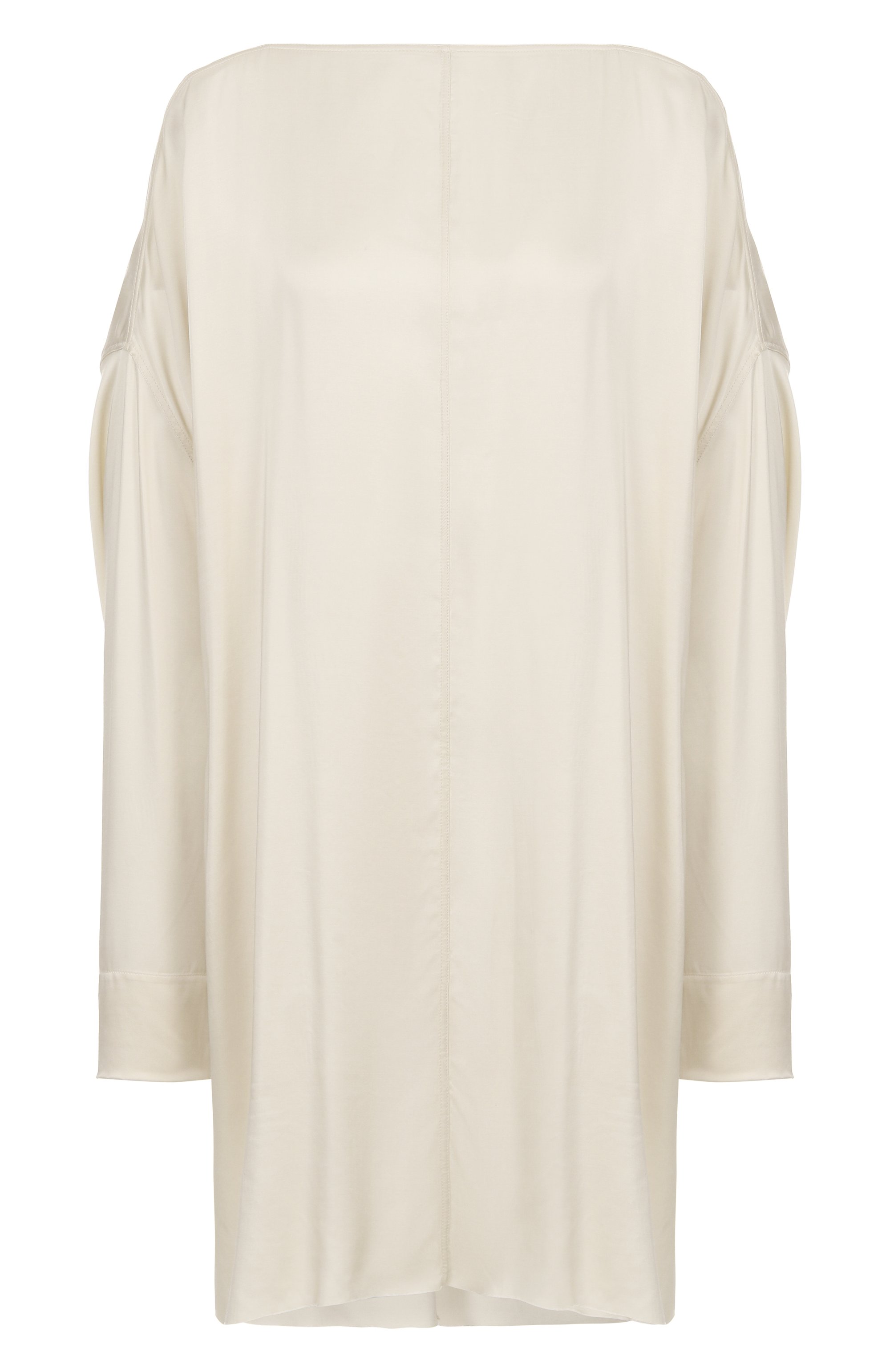 Атласная туника RICK OWENS, арт. R001E7599/SCH, фото 1