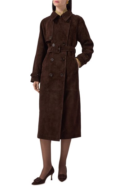 Замшевый тренч VENERA M., арт. MANTO-1SZP/120VM, фото 3