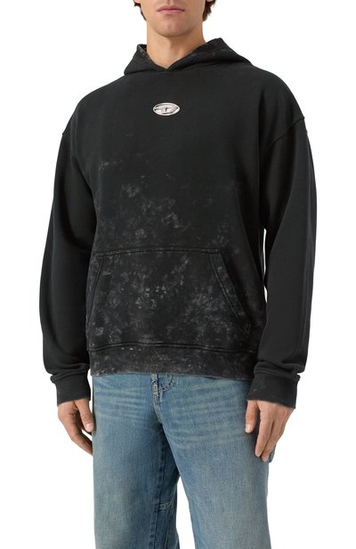 Хлопковое худи DIESEL, арт. A19416/0IPAC, фото 3