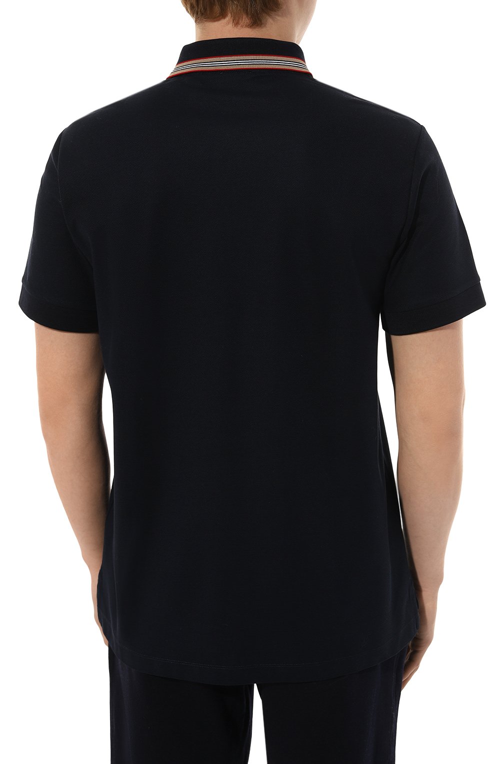 Хлопковое поло BURBERRY, арт. 8084019, фото 4