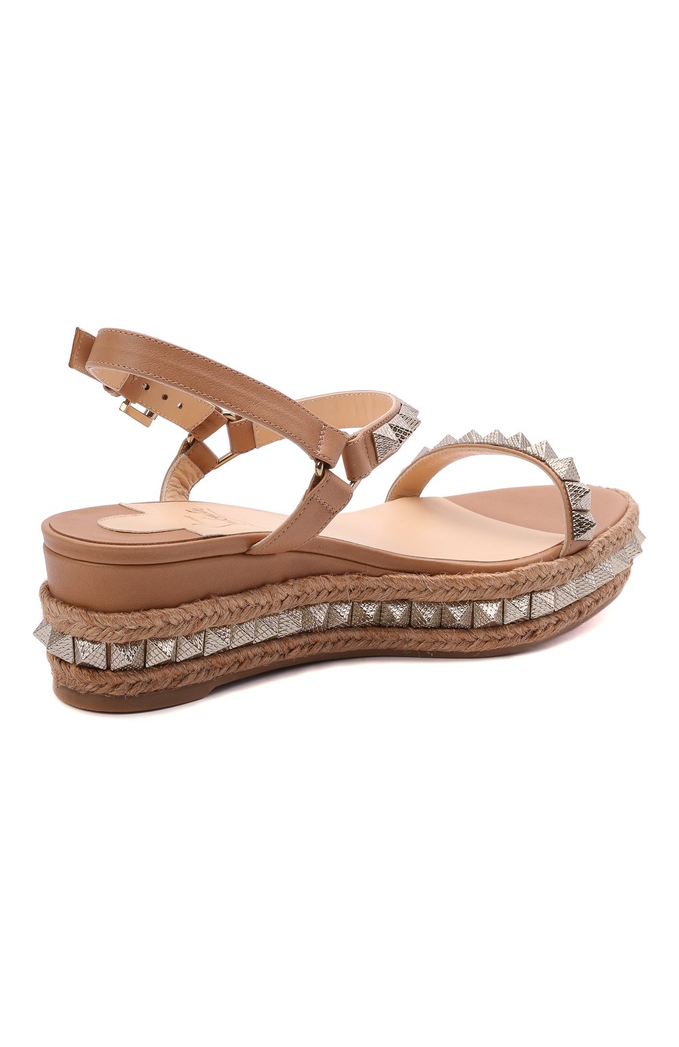 Кожаные босоножки pyraclou 60 CHRISTIAN LOUBOUTIN, арт. 1180559/PYRACL0U 60, фото 4