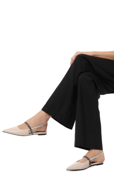 Кожаные балетки BRUNELLO CUCINELLI, арт. MZSKCB1289, фото 3