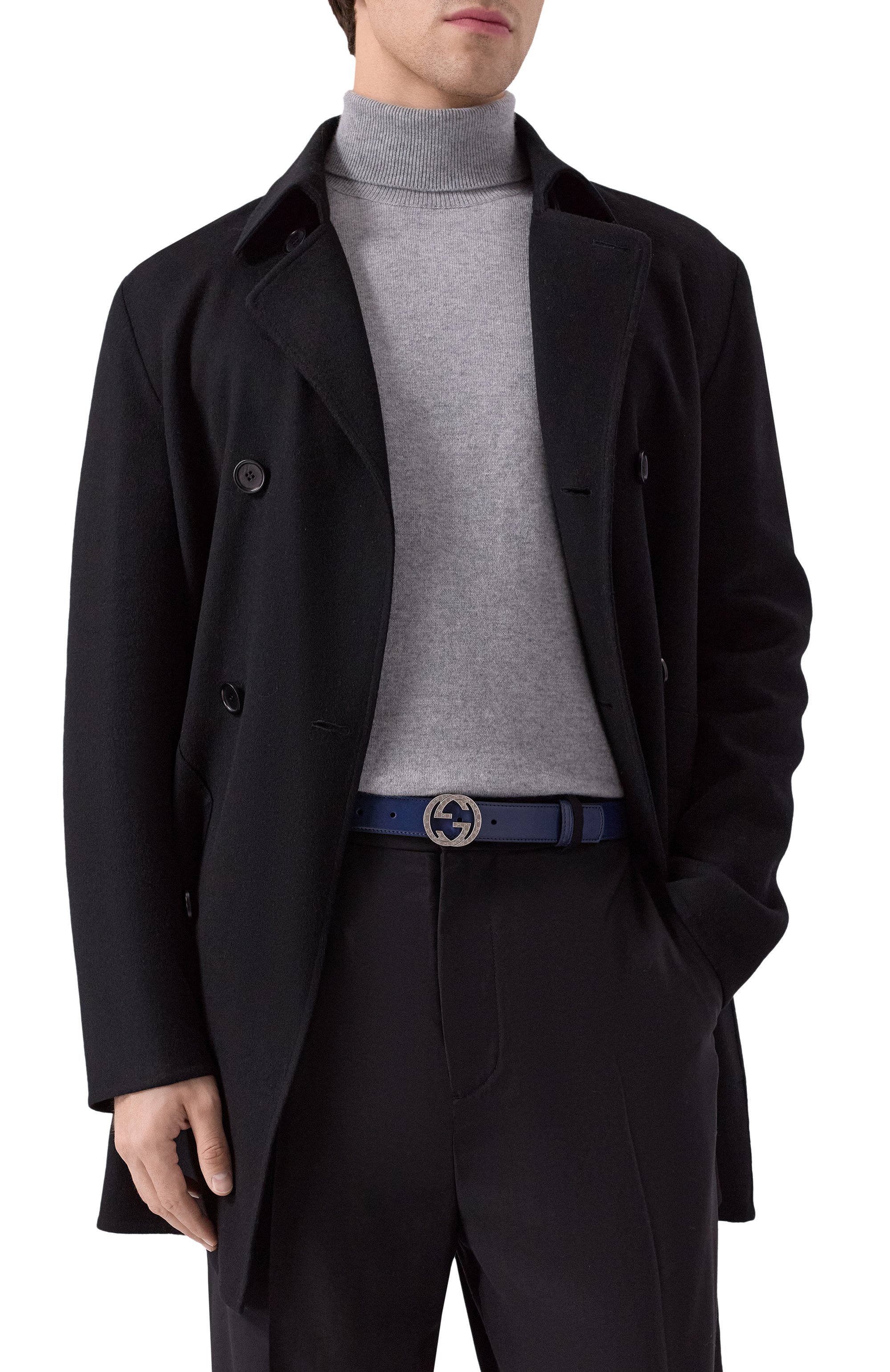 Кожаный ремень GUCCI, арт. 812256/0YA0N, фото 2