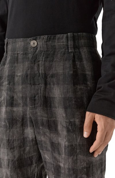 Льняные брюки TRANSIT, арт. CFUTRWI180EC, фото 5