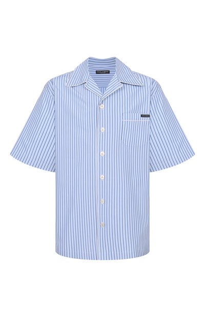 Мужская хлопковая рубашка DOLCE & GABBANA, арт. G50L6T/FR513