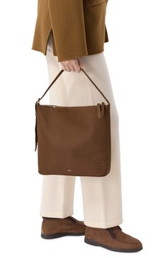 Женская сумка-тоут vera A.P.C. коричневого цвета, арт. PXCAT-F61902 | Фот�о 2 (Материал: Натуральная кожа; Материал сплава: Проставлено; Драгоценные камни: Проставлено; Размер: medium)