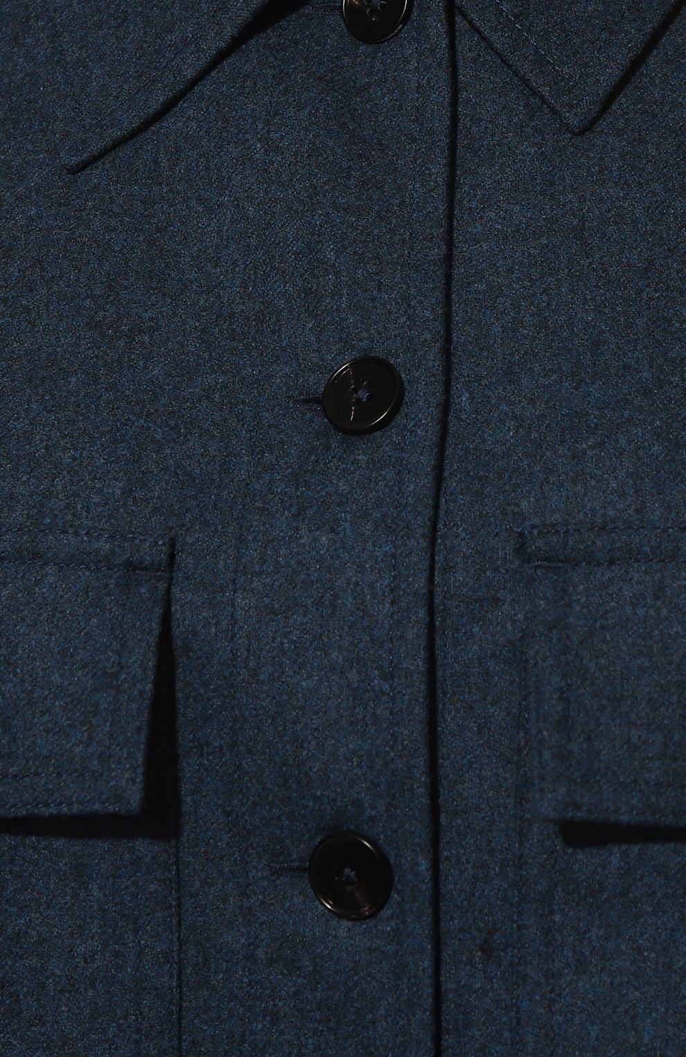 Шерстяная рубашка JIL SANDER темно-синего цвета по цене 107500 руб., арт. J40DL0001-J40008, фото 5 Шерстяная рубашка JIL SANDER, арт. J40DL0001-J40008, фото 5