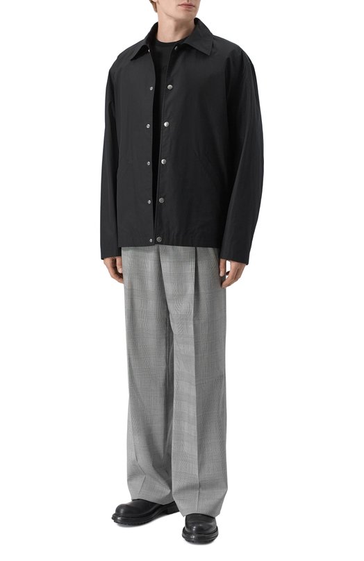 Шерстяные брюки Balmain GH1P0130/WD37 Серый  GH1P0130/WD37 Фото 2