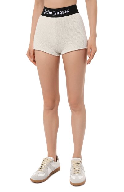 Хлопковые шорты PALM ANGELS, арт. PWHM005S23KNI0030310, фото 3