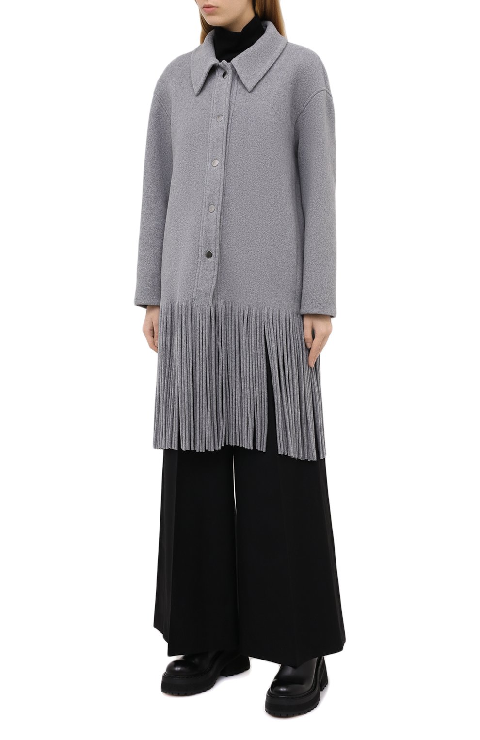 Шерстяное пальто DOROTHEE SCHUMACHER, арт. 946001/ALL AB0UT FRINGE, фото 3