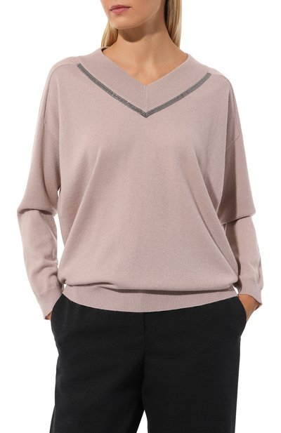 Кашемировый пуловер BRUNELLO CUCINELLI, арт. M12167902P, фото 3