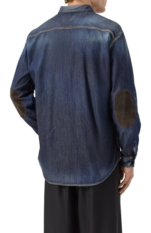 Джинсовая рубашка Dsquared2 S74DM0951/S30341 Синий  S74DM0951/S30341 Фото 4