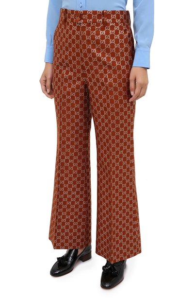 Брюки из шерсти и шелка GUCCI, арт. 627877/ZAD7L, фото 3