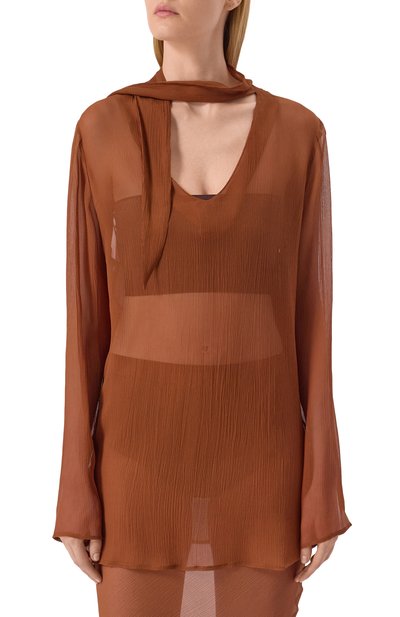 Шелковая блузка ALBUS LUMEN, арт. AL.RT25.001.BL0USE, фото 3