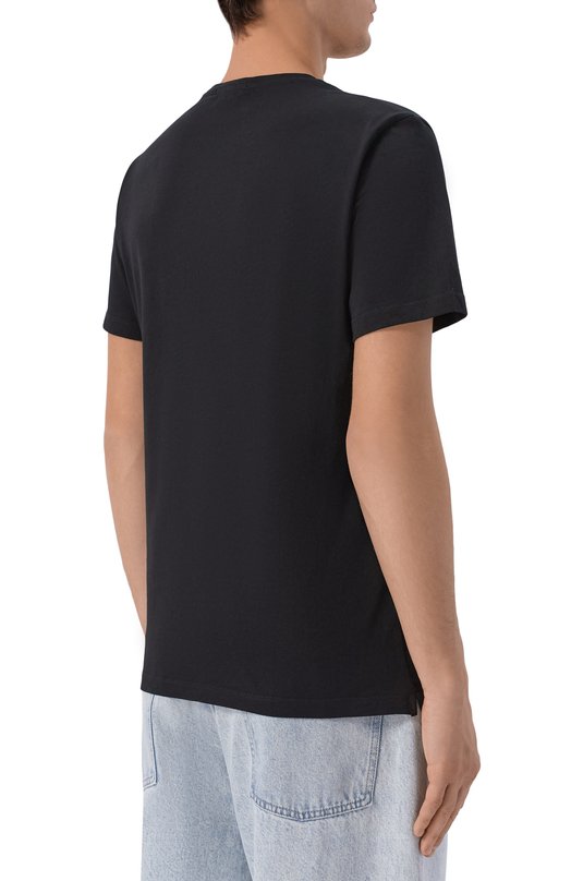 Хлопковая футболка HINNOMINATE HMABM01504 Чёрный  HMABM01504 Фото 4