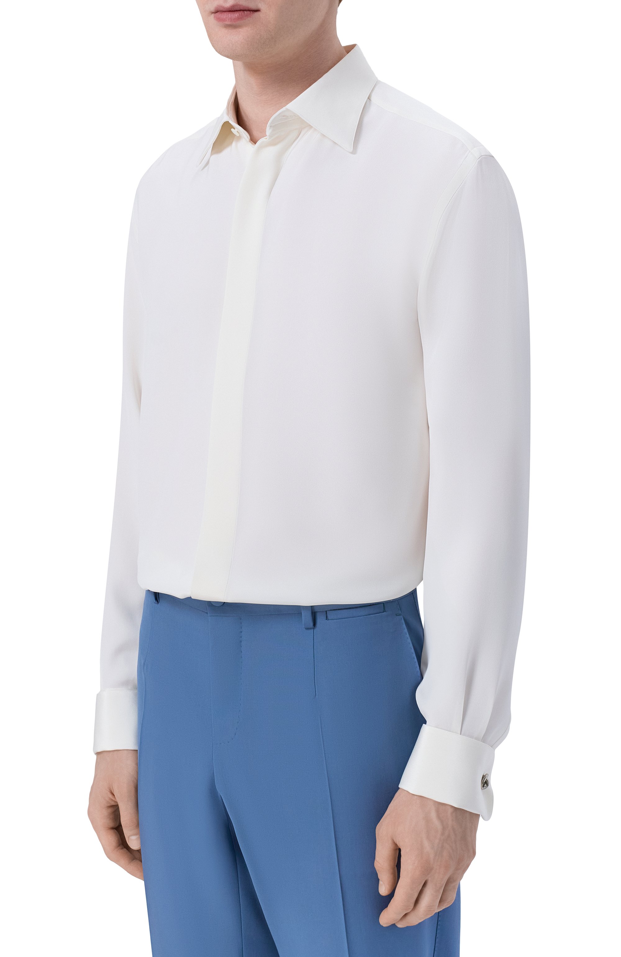 Шелковая сорочка BRIONI, арт. RCX00L/0C401, фото 3