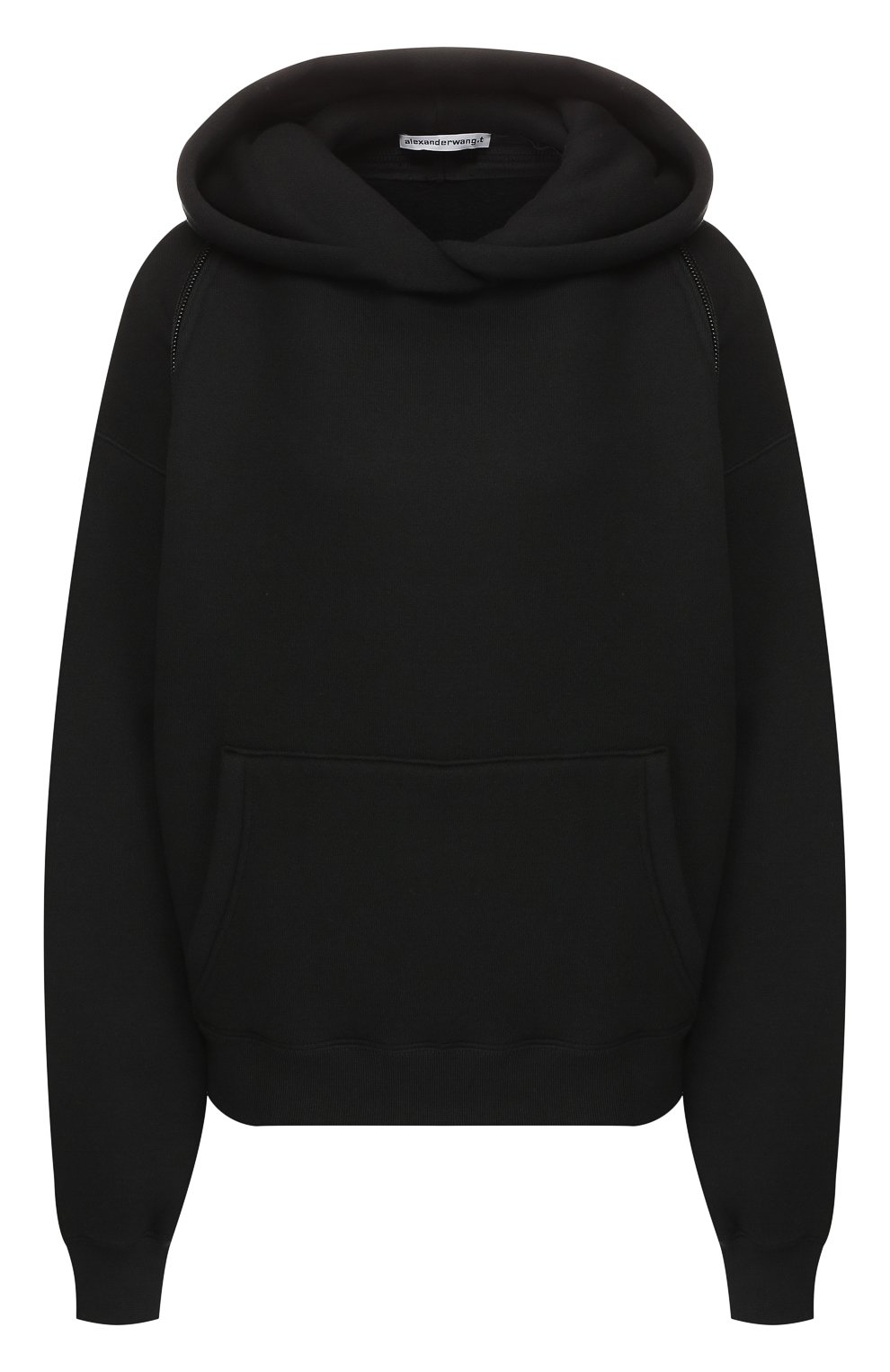 Хлопковое худи ALEXANDERWANG.T черного цвета по цене 27500 руб., арт. 4CC2191029, фото 1 Хлопковое худи ALEXANDERWANG.T, арт. 4CC2191029, фото 1
