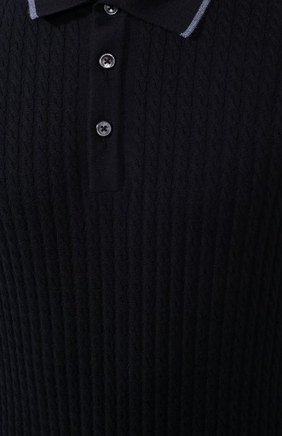 Поло из смеси шерсти и кашемира FIORONI, арт. M19302C1, фото 5