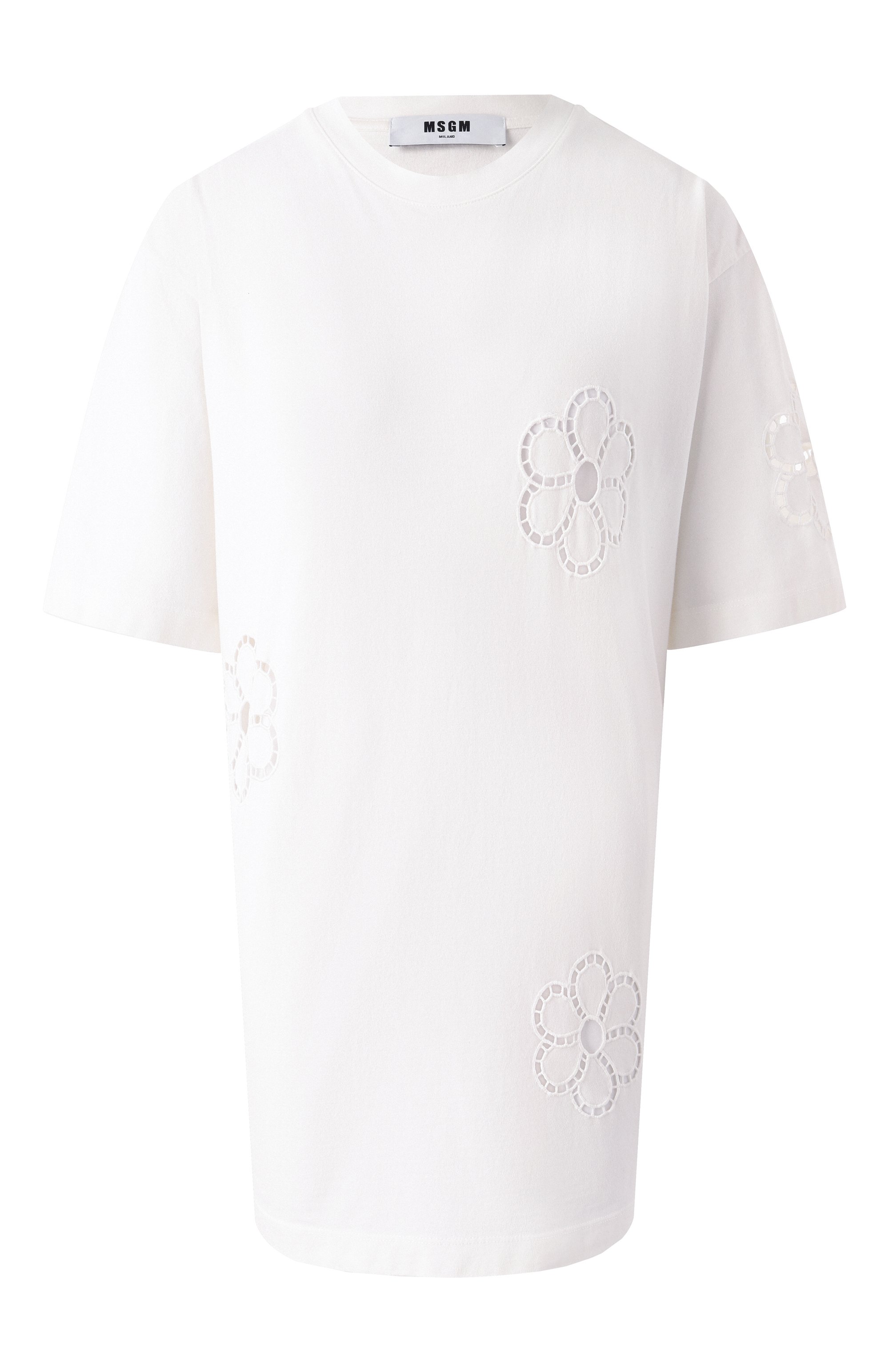 Хлопковая футболка MSGM, арт. 3841MDM128/257091, фото 1