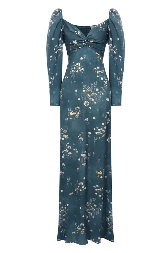 Шелковое платье OLOLOL OLDE060/1010.FI505 Зелёный OLDE060/1010.FI505