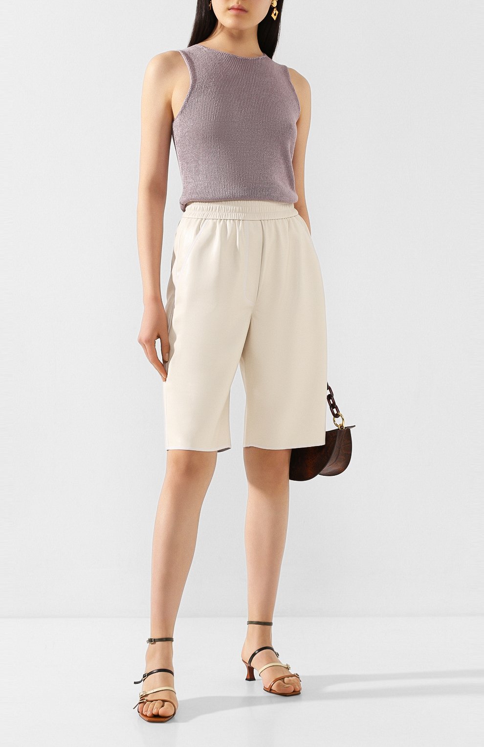 Топ из смеси льна и вискозы THEORY, арт. K0313708, фото 2