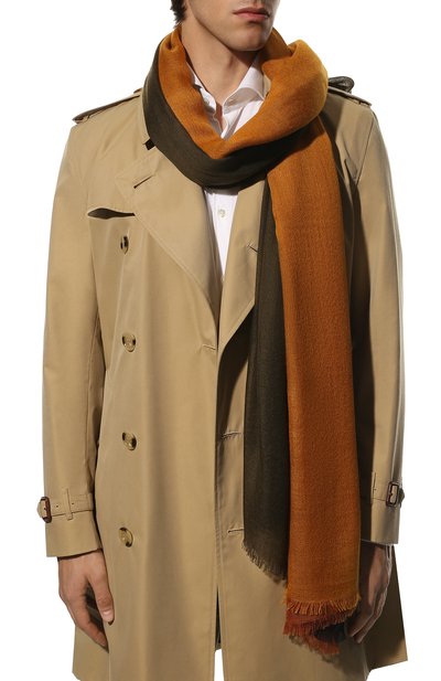 Двусторонний шарф из кашемира и шелка LORO PIANA, арт. FAF6131, фото 2