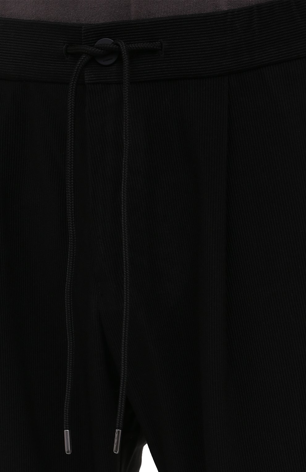 Брюки KAZUYUKI KUMAGAI черного цвета по цене 37950 руб., арт. AP03-211, фото 5 Брюки KAZUYUKI KUMAGAI, арт. AP03-211, фото 5