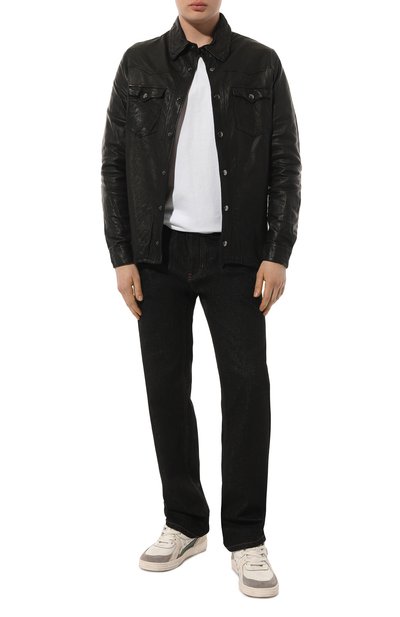 Кожаная рубашка GIORGIO BRATO, арт. GU24S12099, фото 2