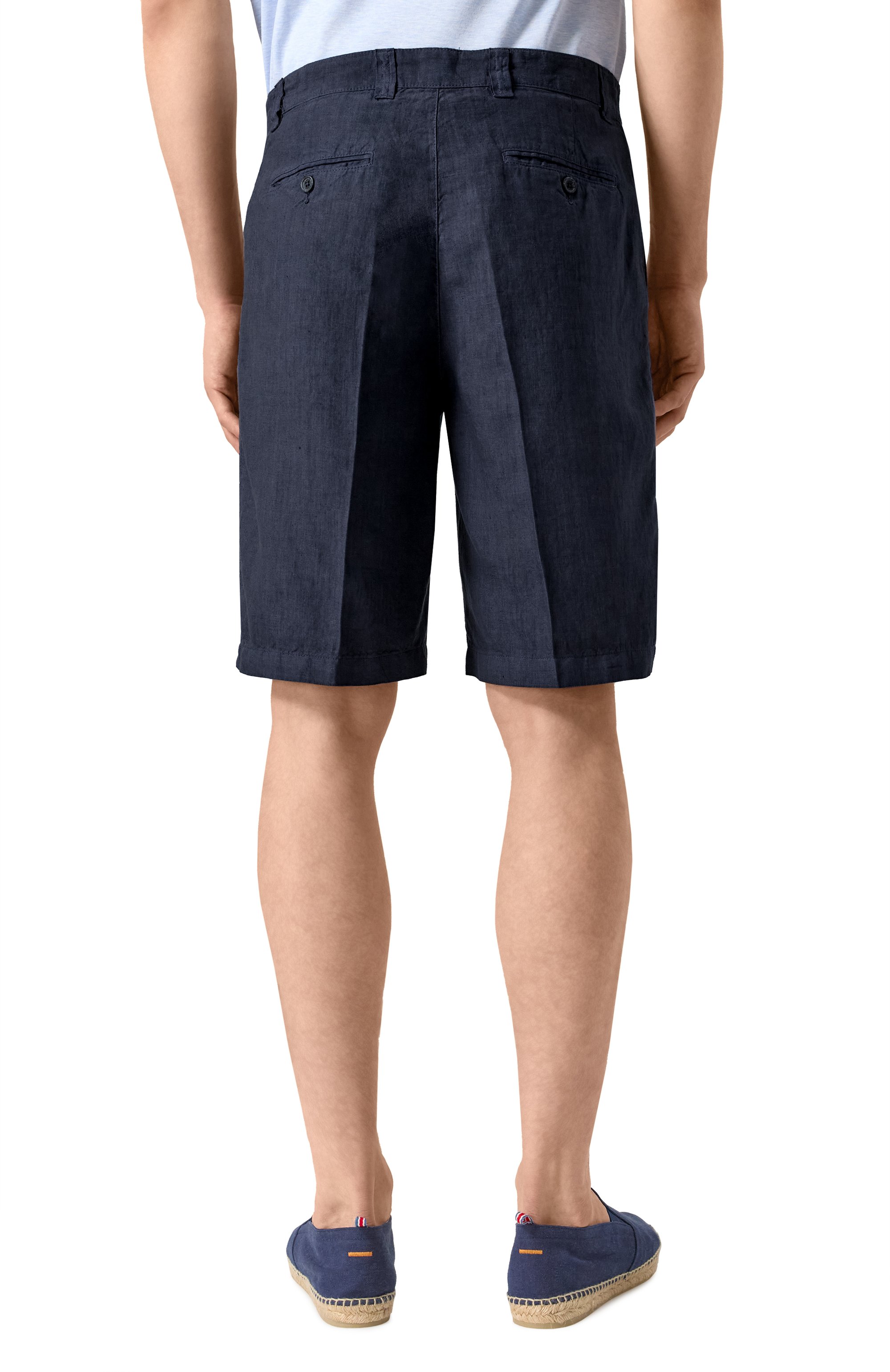 Льняные шорты 120% LINO, арт. 32ALIM2137/0253/S00, фото 4