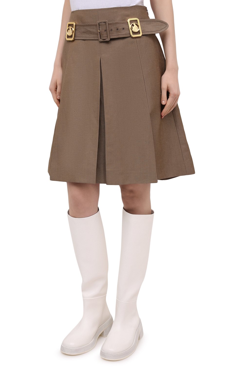 Юбка из шерсти и льна LANVIN, арт. RW-ST411U-4797-P21, фото 3