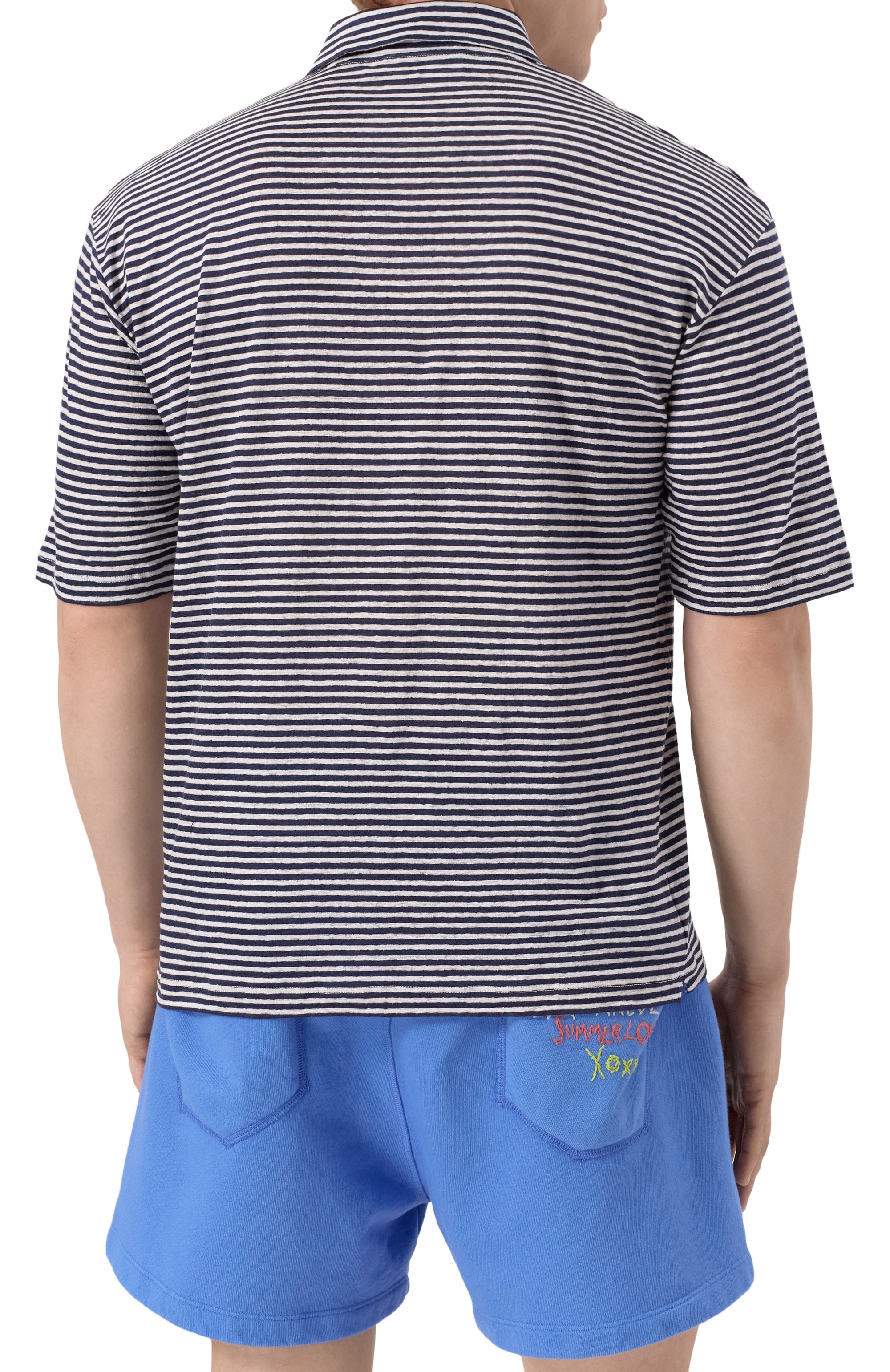 Льняное поло DSQUARED2, арт. S78GL0023/S23601, фото 4