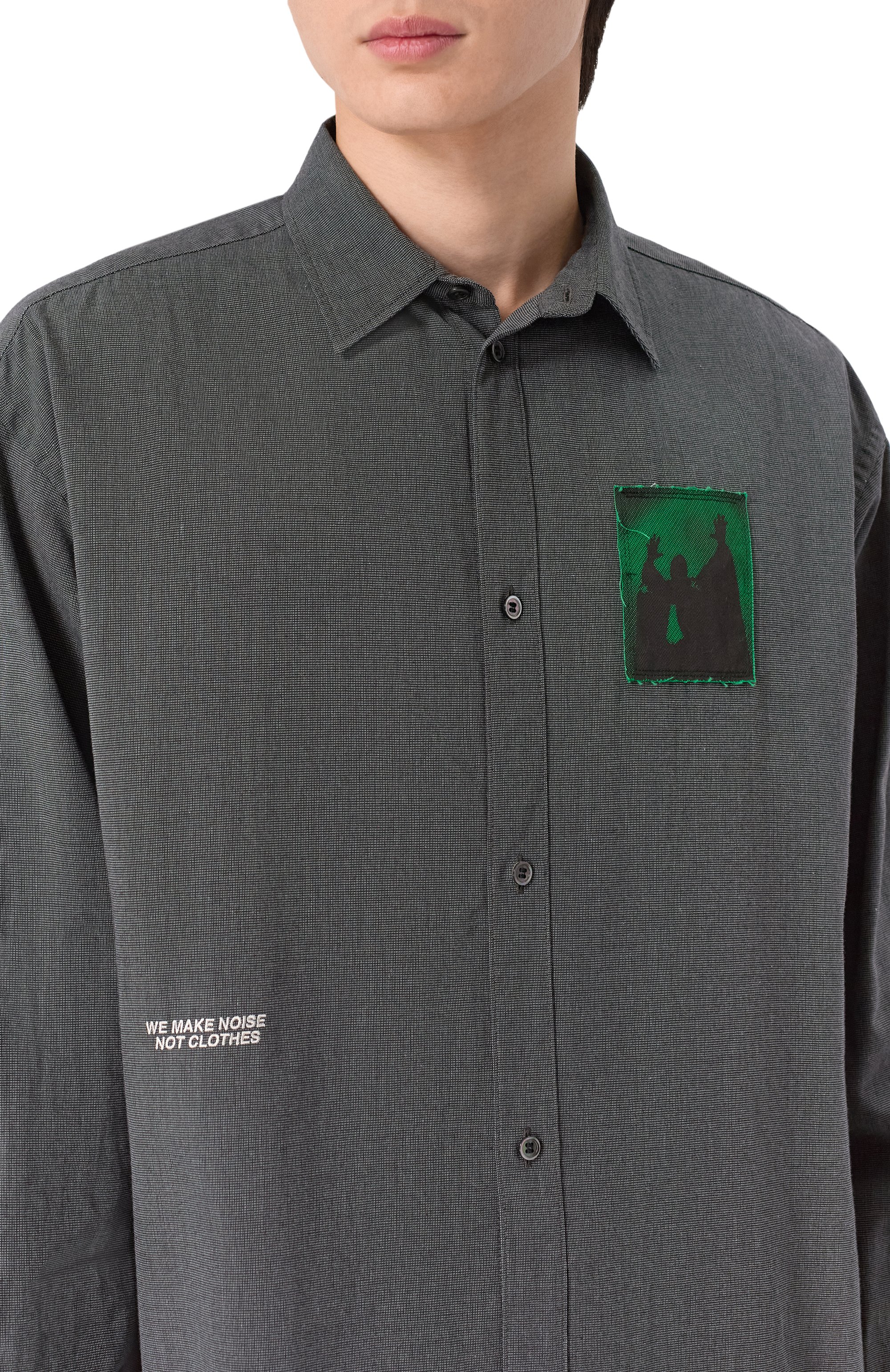 Хлопковая рубашка UNDERCOVER, арт. UP2E4402, фото 5