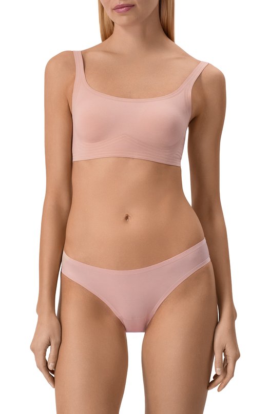 Хлопковый бра-топ Wolford 4W1022 Розовый  4W1022 Фото 2